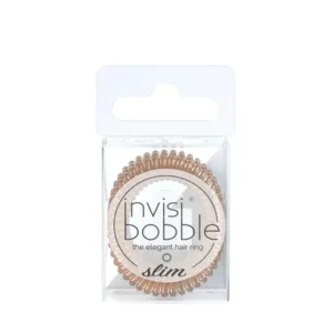 Invisibobble SLIM Bronze And Beads / Резинка-Браслет для Волосся