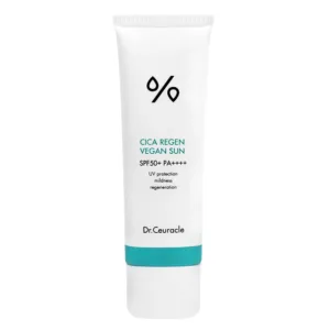 Dr.Ceuracle Cica Regen Vegan Sun SPF50+/PA++++ / Сонцезахисний веганський крем з центелою азіатською