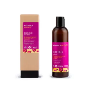 RICA Rebuild Shampoo / Шампунь для сухого та пошкодженого волосся, відновлення для блондинок