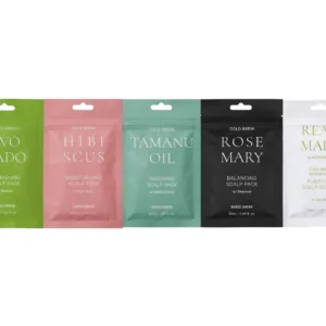 Rated Green Set Of Sachet Masks / Сет саше масок для волосся