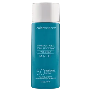 Colorescience Sunforgettable Total Protection Face Shield Matte SPF 50 / Сонцезахисний крем для обличчя з матуючим ефектом