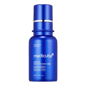 Medicube One Day Exosome Shot Pore Ampoule 2000 / Сироватка з екзосомами та спікулами для звуження пор