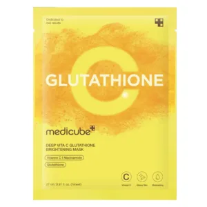 Medicube Deep Vita C Glutatihione Brightening Mask / Тканинна маска з вітаміном С та глутатіоном для освітлення та сяйва