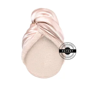 MON MOU Soft Silk Turban Nude / Рушник-тюрбан з натурального шовку