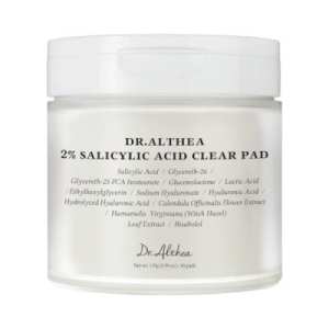 Dr. Althea 2% Salicylic Acid Clear Pad / Відлущувальні педи