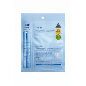 VT Cosmetics Hydrop Reedle Shot 300hL 2-Step Mask / Зволожуюча двоетапна маска з мікроголками для обличчя