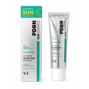 VT Cosmetics PDRN Glow Sun Essence / Сонцезахисна зволожуюча есенція з PDRN
